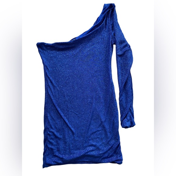 Marciano Blue Party Mini Dress - Size S - Picture 2 of 4